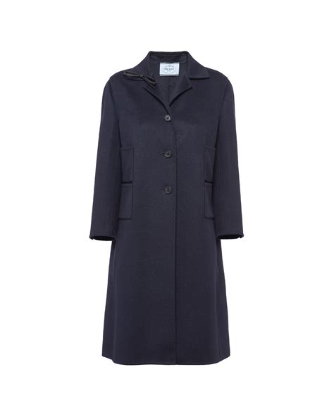 Midnight Blue Light double cashgora coat 